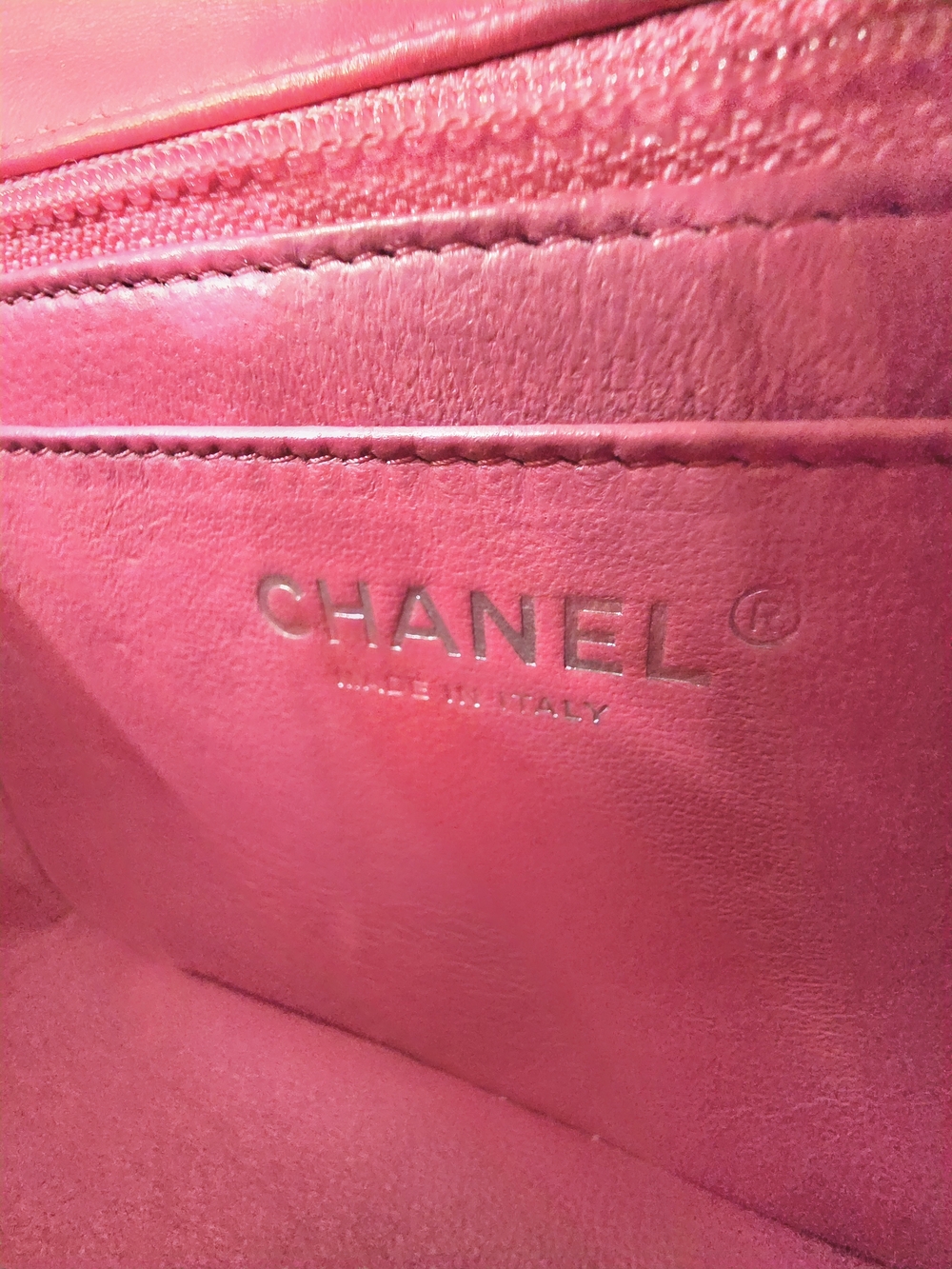 CHANEL Pink Quilted Mini Flap Bag with Gold CC - Picture 15 of 17